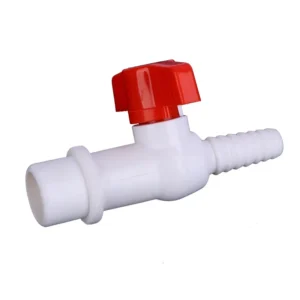 Gas Hose Nipple with Valve (Threaded)