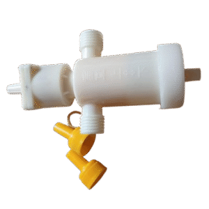 Biogas water separator/safety valve